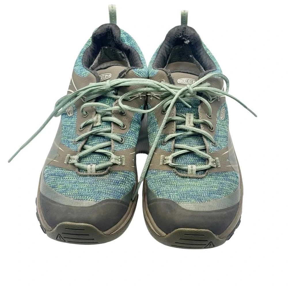 KEEN Hiking Shoes Women's 8.5 Blue Green Terradora Waterproof Trail Walking